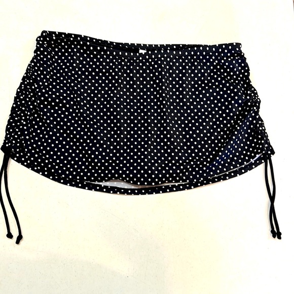 SWIM by Cacique Polka Dot Swim Skort - Picture 2 of 7